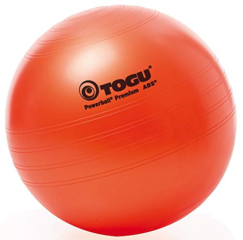Togu Gymnastikball Powerball Premium ABS (Berstsicher), orange, 75 cm