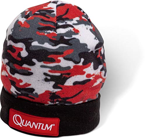 Quantum x schwarz/rot Camou Winter Cap, Uni