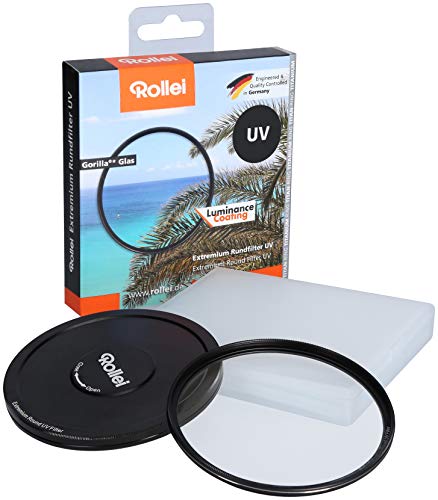 Rollei F:X Pro Rundfilter (67 mm, UV-Filter) Schraubfilter aus Gorilla®* Glas mit hoher Farbtreue und Reflexionsfreiheit