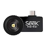 Seek Thermal Compact Preiswerte Wärmebildkamera mit USB-C Anschluss und Wasserdichtem Schutzgehäuse Kompatibel mit Android Smartphones - Schwarz