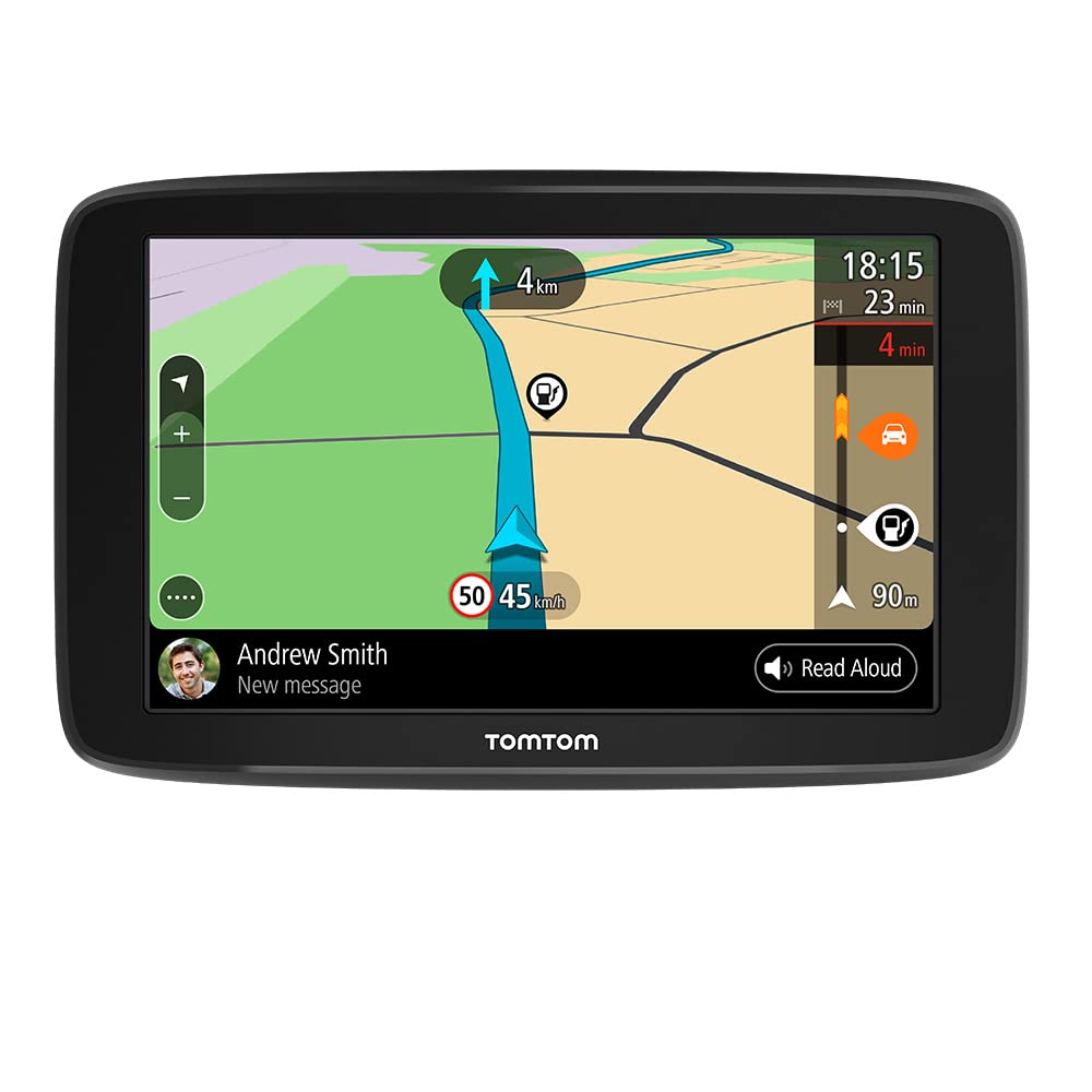 TomTom Navigationsgerät GO Basic (5 Zoll, Stauvermeidung dank TomTom Traffic, Karten-Updates Europa, Updates über WiFi)