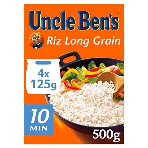 Uncle Ben'S - Langkorn-Beutel Kochen 500G 10Mn - Packung mit 5