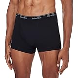 Calvin Klein Herren Trunk 3pk Boxershorts, Black/Black/Black, S