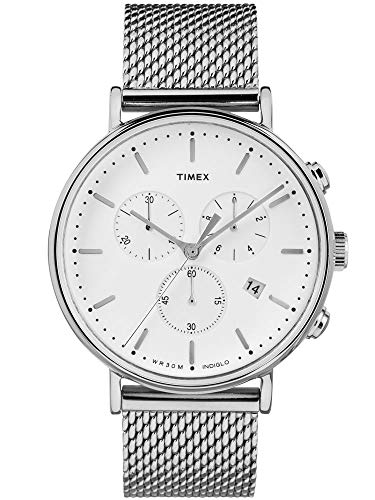 Timex Men's Fairfield Chronograph Stainless steel Mesh Bracelet TW2R27100