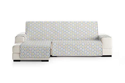 Eysa Nordic Sofa überwurf, Polyester, C/5 gelp-grau, Chaise Longue 240 cm. Geeignet für Sofas von 250 bis 300 cm
