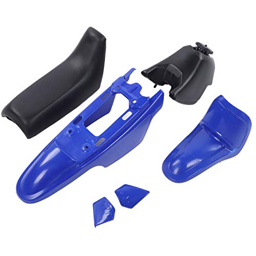 zhuolong Motorradzubehör, vordere hintere Kotflügel Kraftstofftanksitz-Kit Passend für Yamaha PW50 PW 50 PW-50 Peewee Dirt Bike