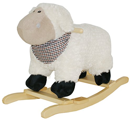 Sweety Toys Schaukeltier Schaf mit Halstuch mit Lullaby Musik