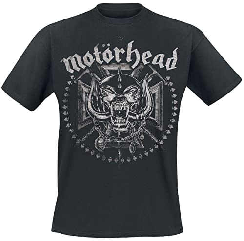 Motörhead Iron Cross Swords Männer T-Shirt schwarz M 100% Baumwolle Band-Merch, Bands