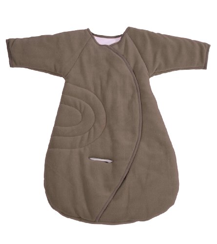 Bellemont Schlafsack Colorama Ärmel 6 bis 18 Monate, 90 cm, Fleece/Jersey, Taupe