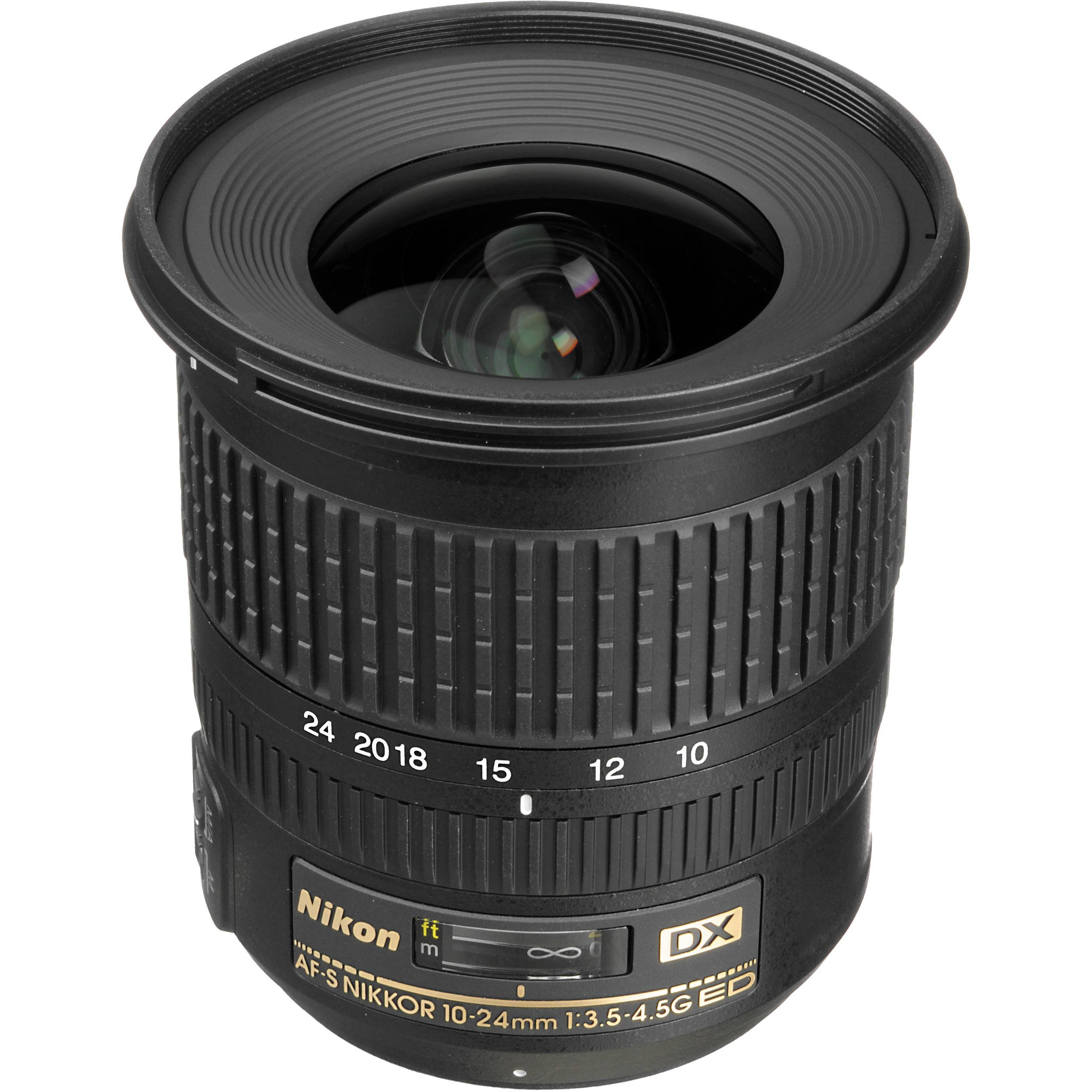 Nikon AF-S DX Nikkor 10-24mm 1:3,5-4,5G ED Objektiv (77 mm Filtergewinde) schwarz