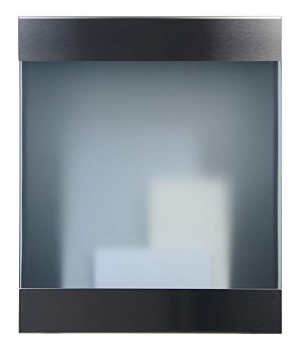Keilbach Designprodukte 71101 Keilbach, Briefkasten glasnost.glass.360, Edelstahl/Sicherheitsglas, hochwertige Verarbeitung, Klassiker seit 2000, Design Award: FORM 2001, Schwarz, One Size