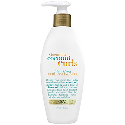 OGX Coconut Milk Curl Defining Cream für lockiges Haar, 177 ml