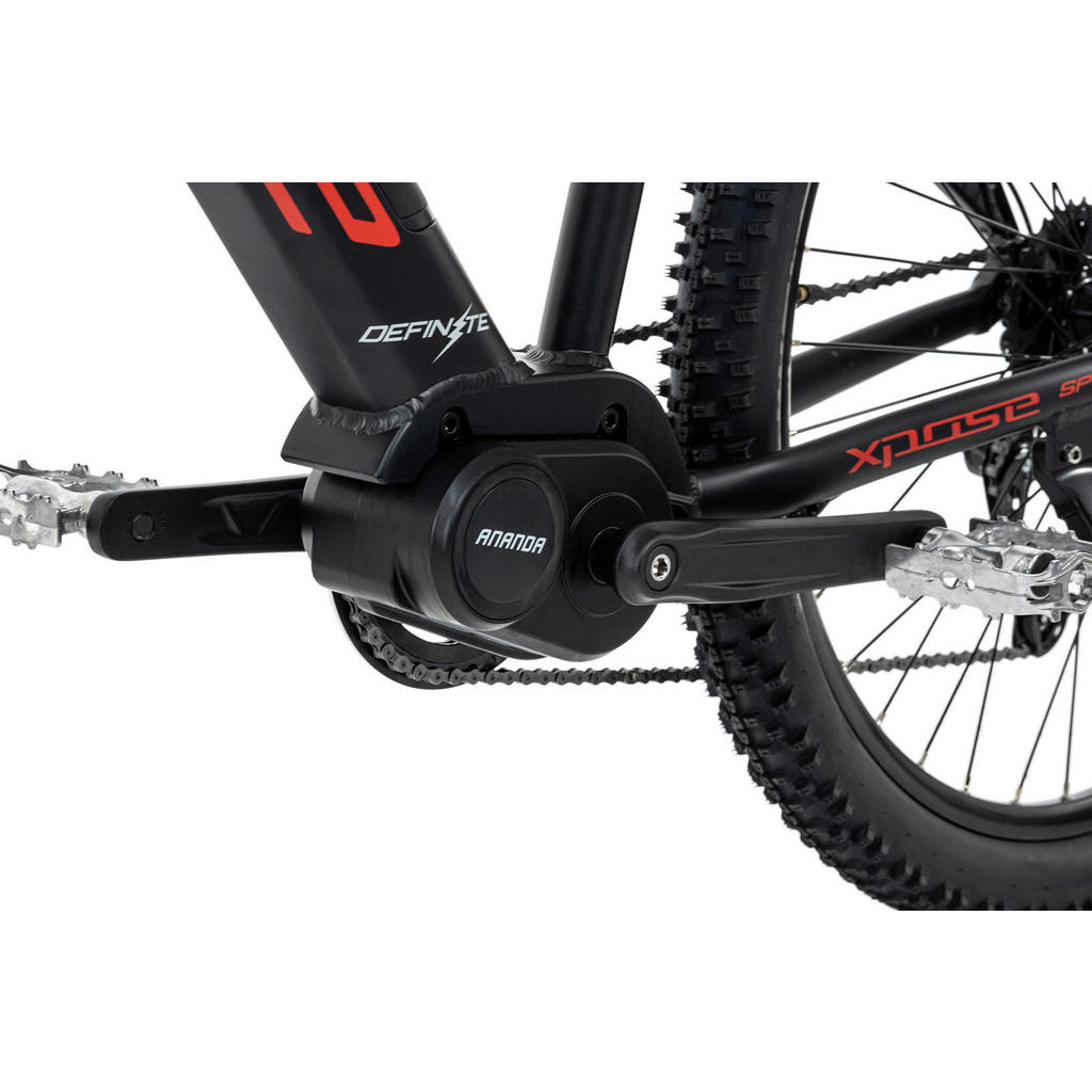 Adore Mountain E-Bike 27,5'' Xpose 27,5 Zoll Rahmenhöhe 51 cm 9 Gänge schwarz schwarz ca. 250 W ca. 36 V ca. 27,5 Zoll 4