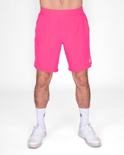 BIDI BADU Herren Crew 9Inch Shorts - pink, Größe:XS
