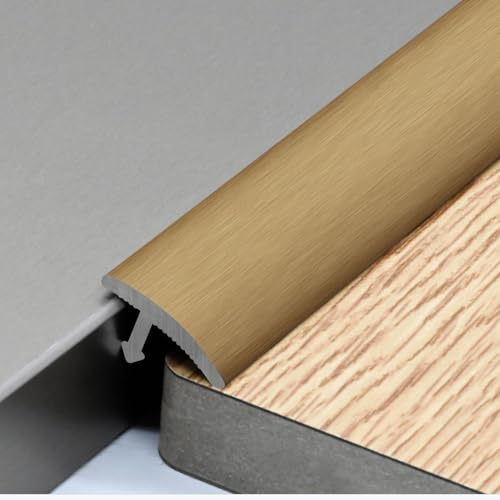 Kantenband-Schwellenstreifen, Universalschnalle aus Aluminiumlegierung, Türsteinverbindungen for Holzbodenfliesen, High-Low-Differenzstreifen (Color : B, CH : 22mm)