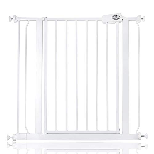 Bettacare Einfach locker Gate Druck ausgestattet Türschutzgitter 75cm - 148cm (81.4cm - 89.4cm, Weiß)