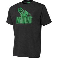 MADCAT Clonk Teaser T-Shirt L Dark Grey Melange