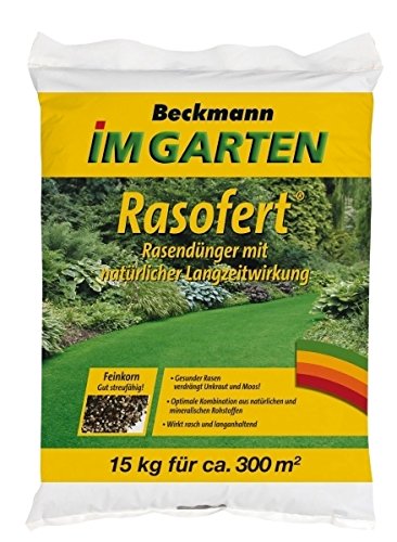 Rasendünger Rasofert Organisch.min.15 kg für ca. 300 m²