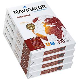 Navigator 1280pn Presentation Papier, A3, 100 g/qm, 500, 4 Stück