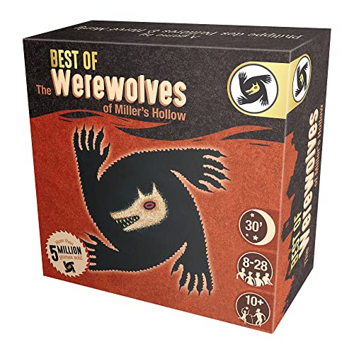 Asmodee, Best of The Werewolves of Miller's Hollow, Kartenspiel, ab 10 Jahren, 8–28 Spieler, über 30 Minuten Spieldauer