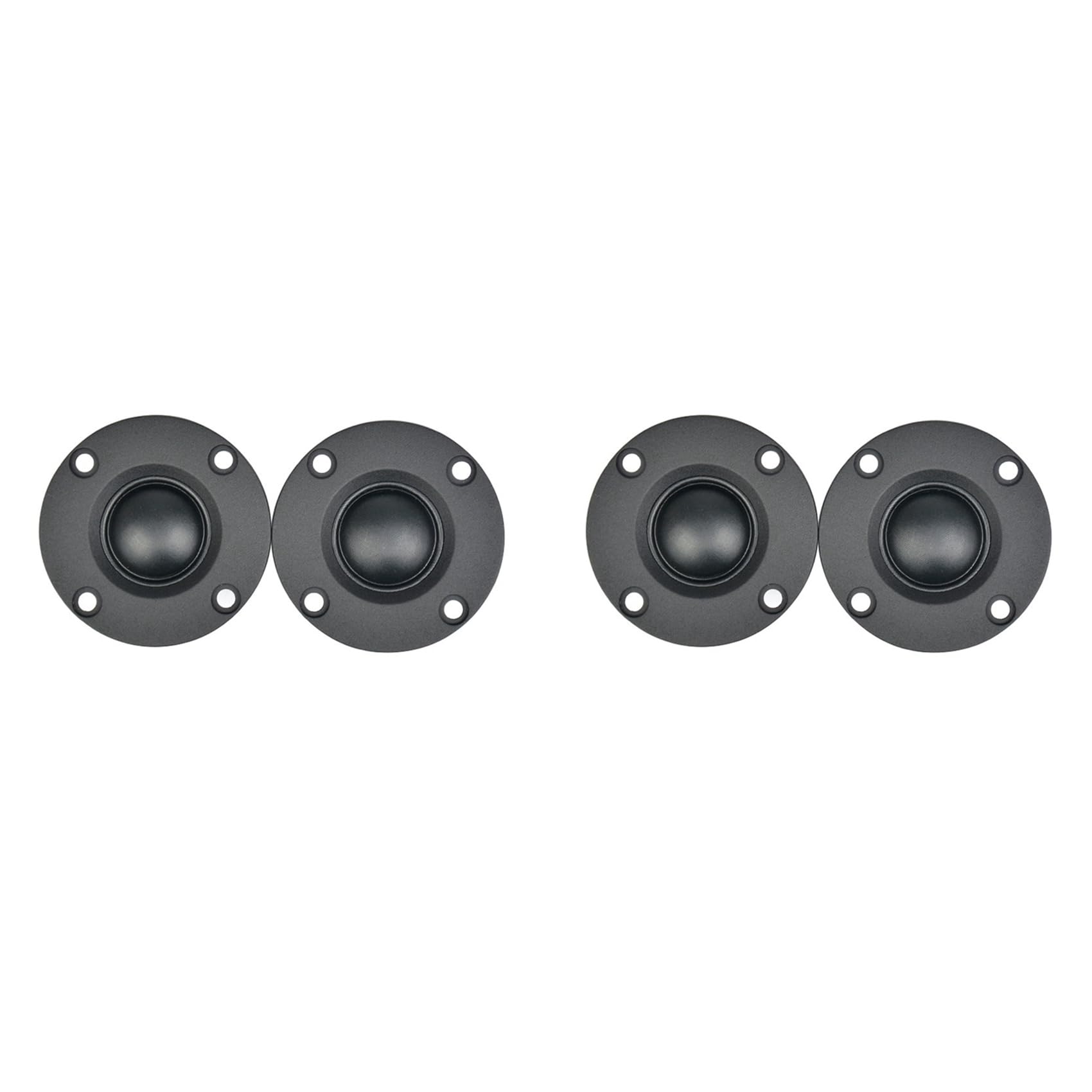TsoLay Hochtöner-Lautsprechereinheit aus Seidenfolie, 6 Ω, 30 W, Schwarz, 4 Stück