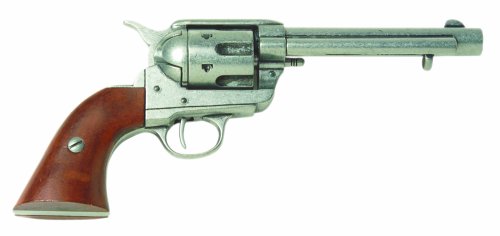 Deko Colt Revolver 1873 Kal. 45 5,5 Zoll grau