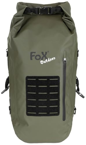 Fox Outdoor Rucksack Dry Pak 30", Oliv, wasserdicht