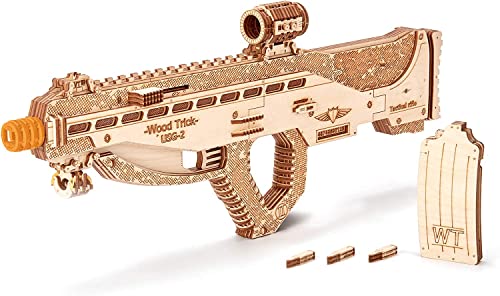 Wood Trick-Assault gun USG 2-Holzpuzzle 3D Waffe