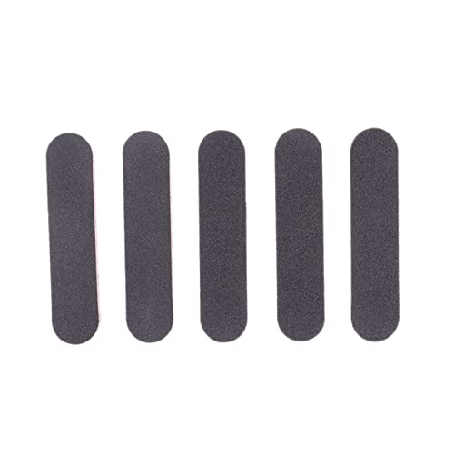 RHAIYAN 100 stücke Black Nagel File Sandpapierpuffer 100/180 Körnchen Mini Schleifpufferblöcke Kompatibel mit Gel Nail Art Polierwerkzeuge Specific