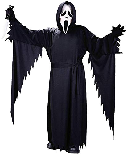 Schreiendes Geister-Kostüm Adult Halloween Party Kostüm Ghost Face mit Scream Mask, Einheitsgrösse