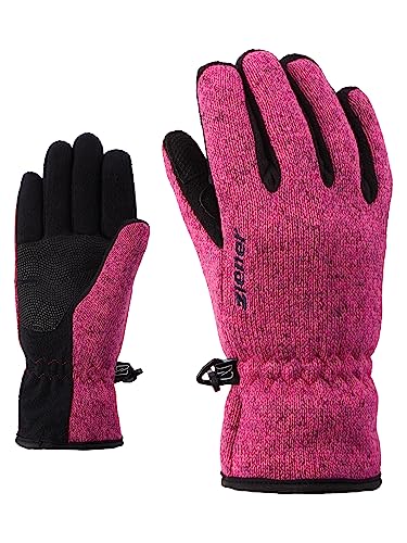 Ziener Kinder LIMAGIOS JUNIOR glove multisport Freizeit- / Funktions- / Outdoor-Handschuhe | atmungsaktiv, gestrickt, rosa (Pop Pink), 3.5
