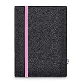 Stilbag Hülle für Samsung Galaxy Tab S6 | Etui Case aus Merino Wollfilz | Modell Leon in anthrazit/rosa | Tablet Schutz-Hülle Made in Germany