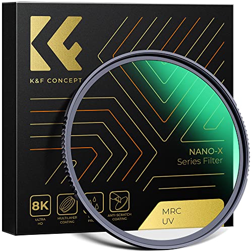 K&F Concept Nano-X UV Filter 49mm Schott-Glas B270 16 Schichten MC Super Slim Schutzfilter Ultraviolett-Filter