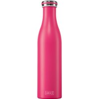 Lurch 240968 Isolierflasche / Thermoflasche für heiße und kalte Getränke aus Doppelwandigem Edelstahl 0,75l, pink
