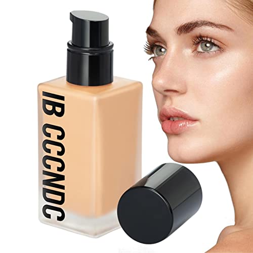 Vollflächige Foundation | Leichte Make-up-Creme mit Wasser-Gel-Formel - Hydrating Tint Moisturizing Long Lasting Liquid Foundation Makeup für die meisten Hauttypen Delr