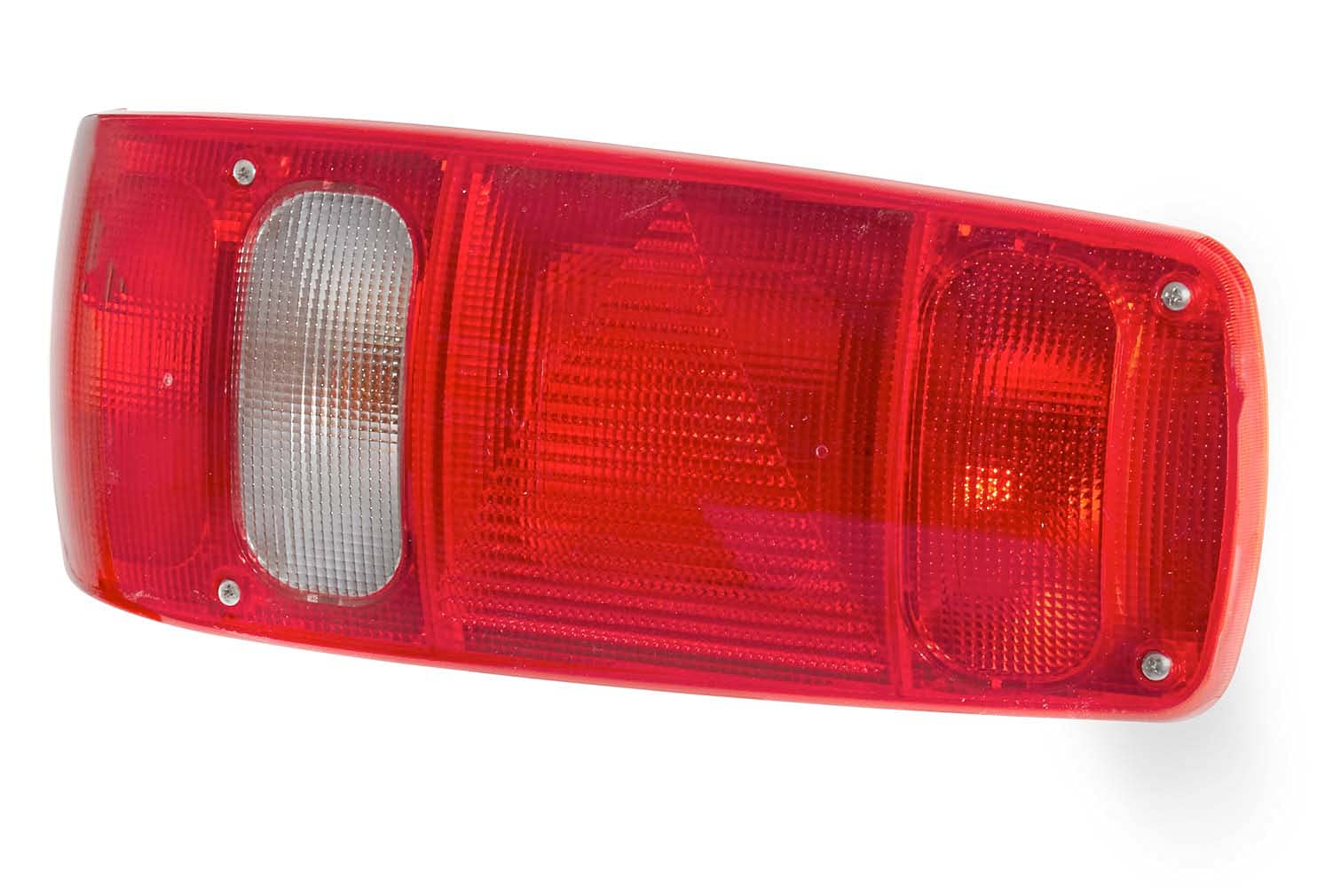 HELLA - Heckleuchte - Caraluna I - Glühlampe - 12V - Einbau/geschraubt - Lichtscheibenfarbe: weiß/rot - Stecker: Flachstecker - links - Menge: 1 - 2VA 007 502-011