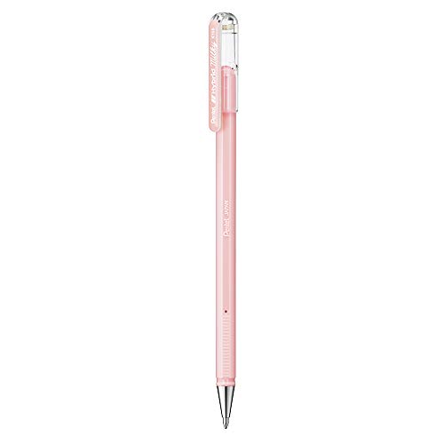 Hybrid Milky K108-PP Gel-Tintenroller, pastell-rosa, Strahlend auf Hellen und farbigen Papieren, Strichstärke 0, 4 mm, 12 Stück