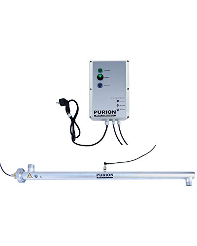 PURION 2500 90W UVC Wasseraufbereiter, Trinkwasserentkeimung mit UV Klärer (PURION 2500 90W mit Sensorüberwachung)