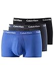 Calvin Klein Herren Low Rise Trunk Boxershorts, 3er Packung, 4KU, Gr. S