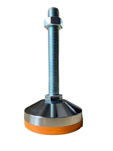 Schwerlast Maschinenfuß - höhenverstellbar - Schwingungsdämpfung - in verschiedenen Größen (80x165mm (M16))