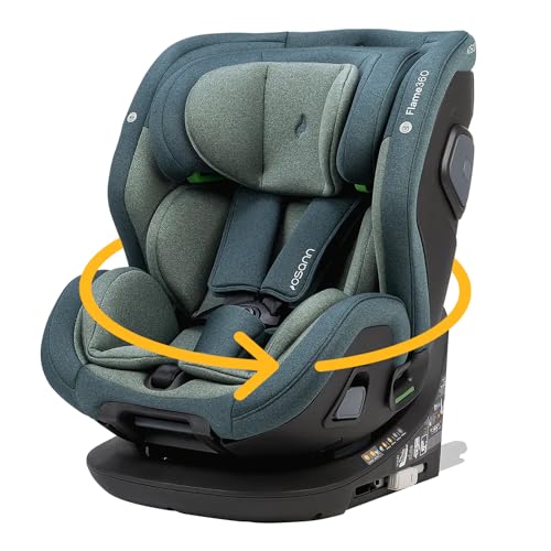 Osann Flame360 i-Size Kinderautositz Reboarder (40-150 cm) - Universe Green
