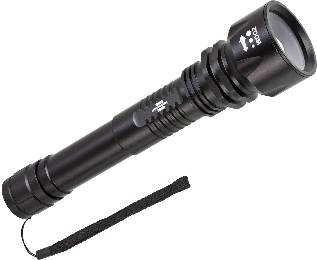 Brennenstuhl LuxPremium Akku-Fokus-LED-Taschenlampe TL 800 AF IP67 / Aufladbare Taschenleuchte mit CREE-LED (860 lm, 320 m, fokussierbar, max. 19 h, inkl. USB-Ladekabel)