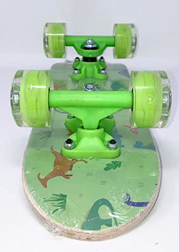 Dinosaurier-Skateboard mit blinkenden Rädern, 43 cm
