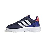 ADIDAS NEBZED K Sneaker, Dark Blue/FTWR White/Lucid Blue, 33 EU