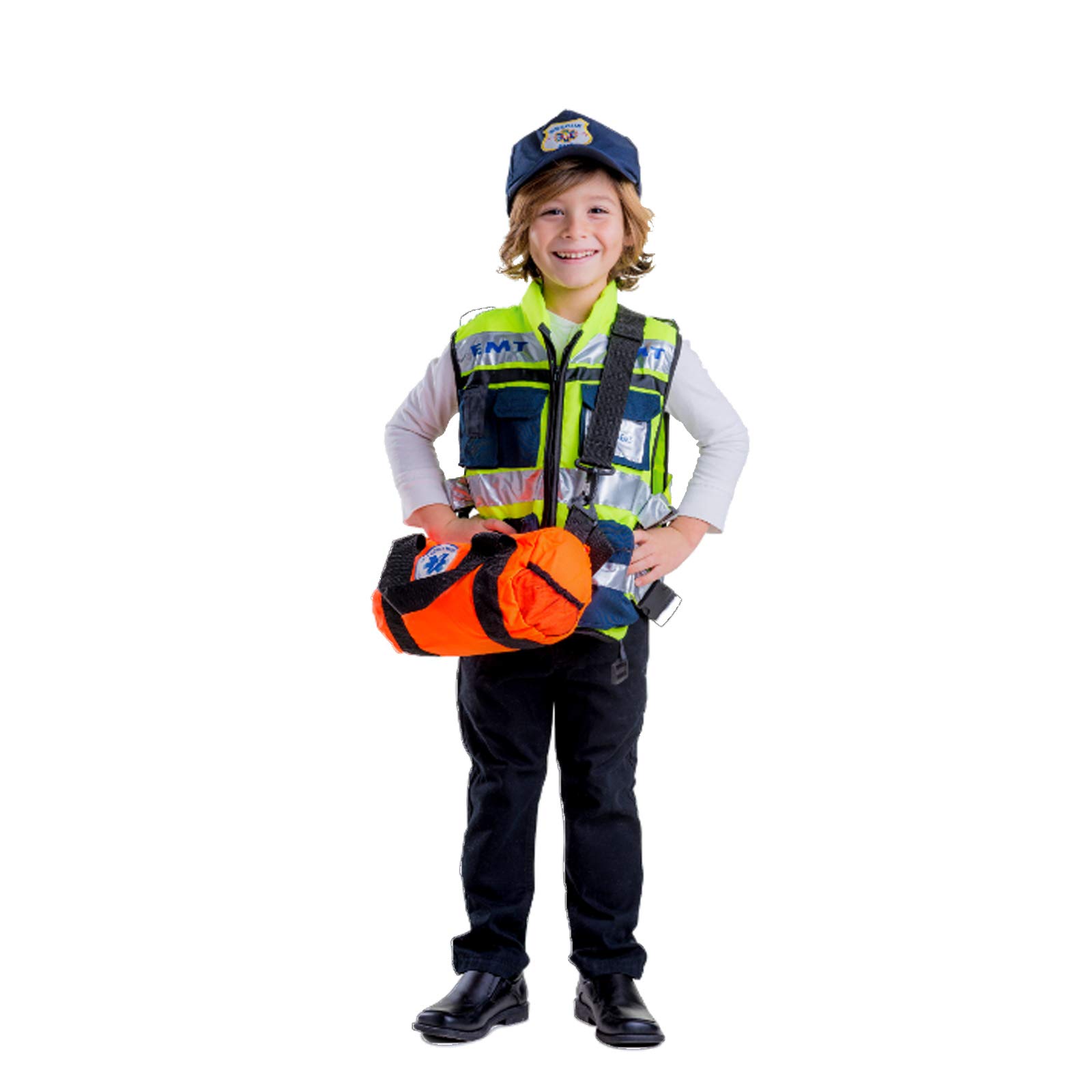 Dress Up America 481-T4 EMT Kinder Kostüm, Mehrfarbig, Kleinkind 3-4 Jahre (76 cm Taille, 102 cm Höhe)