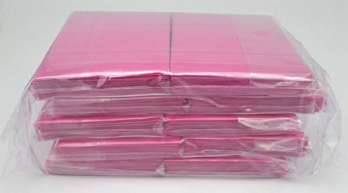 docsmagic.de 5 x 100 Double Mat Pink Card Sleeves Standard Size 66 x 91 - Rosa - Kartenhüllen - PKM MTG