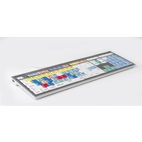 Logickeyboard ALBA Tastatur USB AERTY Französisch Silber (LKB-CBASE-CWMU-FR)