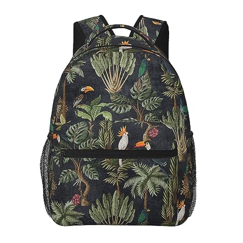 FRESQA Mehrzweck-Freizeit-Rucksack für Reisen, Wandern und Laptop-Aufbewahrung, leicht und stilvoll, Aquarell Kaktus, One size