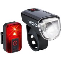 VDO Fahrradlampe Eco Light M30 Set Rücklicht und Frontleuchte