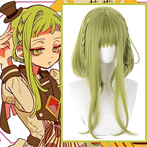 Wig for Anime Comic Jibaku Shounen Hanako kun Cosplay Perücken Sakura Nanamine Cosplay Perücke Hitzebeständige Synthetische Perücke Lange Glatte Haare